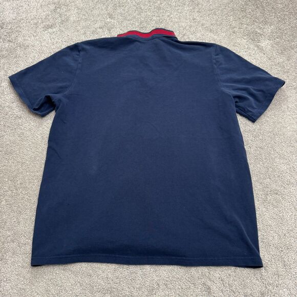 Adidas Arnesal FC 22/23 Travel Polo Shirt Mens XL Navy Blue Cotton Casual Active - Picture 2 of 16